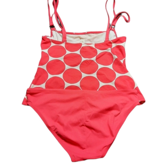 La Blanca Tankini Red Polka Dot 2pc SZ 6 - Picture 3 of 8